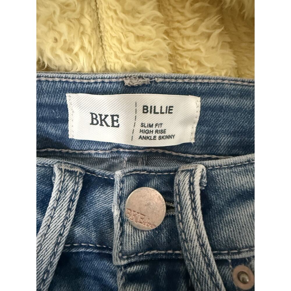 BKE Billie Jeans High Rise Ankle Skinny Mosley Light  Women’s 24 X 27 - Picture 12 of 16